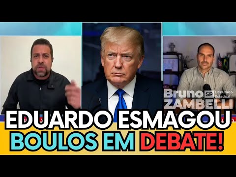 🚨 DEBATE AO VIVO: EDUARDO BOLONARO E BOULOS DEBATEM SOBRE TRUMP E AJUDA A BOLSONARO EM 2026