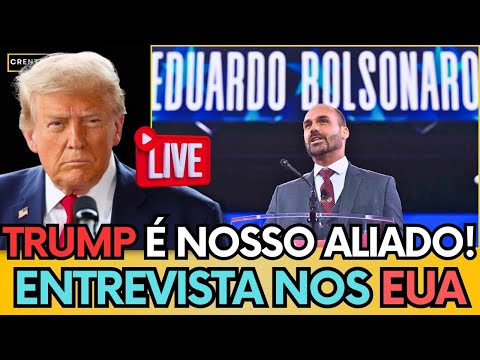 🚨 EDUARDO EXPÕE TODA A PERSEGUIÇÃO PARA AMERICANOS! ASSISTA AGORA - DUBLADO BR! #bolsonaro