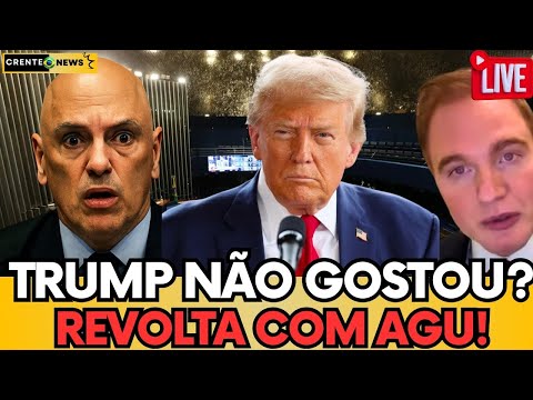ADVOGADO DO TRUMP SE REVOLTA COM A AGU! 😡 ‘ABSURDO O QUE ESTÃO FAZENDO!’”
