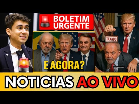 🛑 GIRO DE NOTICIAS: TAXAÇÃO DE TRUMP, E AGORA LULA, DISCUSSÃO NA CAMARA AO VIVO!