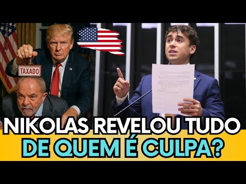 🛑  "VOCÊ PRECISA SABER DISSO" NIKOLAS EXPÔS A VERDADE SOBRE A TAXAÇÃO DE TRUMP! 🇺🇸