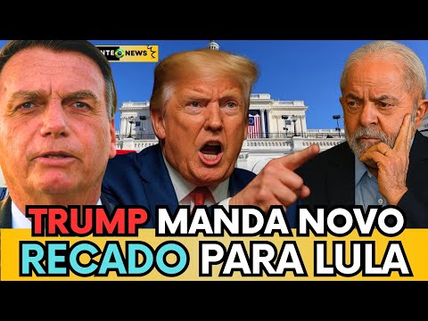 🛑 TRUMP VAI PRA CIMA: “Estão tratando o presidente Bolsonaro de forma injusta.”
