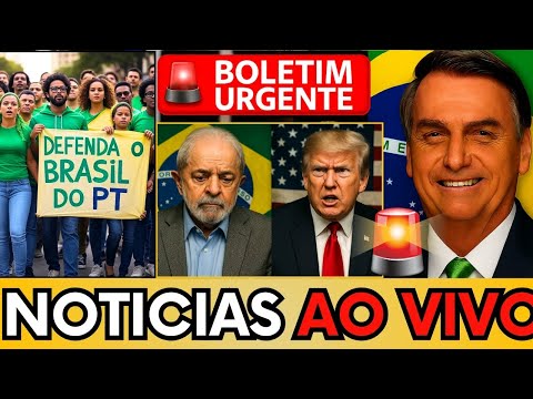 🛑 GIRO DE NOTICIAS:DEFENDA O BRASIL DO PT, TRUMP NOVAS SANÇÕES A MORAES E AJUDA BOLSONARO EM 2026