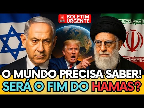 🚨 NETANYAHU CHOCA O MUNDO: FIM DO IRÃ PODE ENCERRAR GUERRA COM O HAMAS! O QUE VAI ACONTENCER?