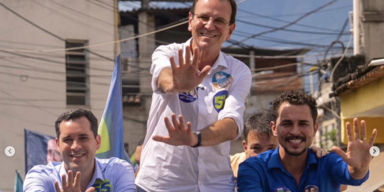 Real Time Big Data: Eduardo Paes lidera disputa pelo governo do RJ no 1º turno